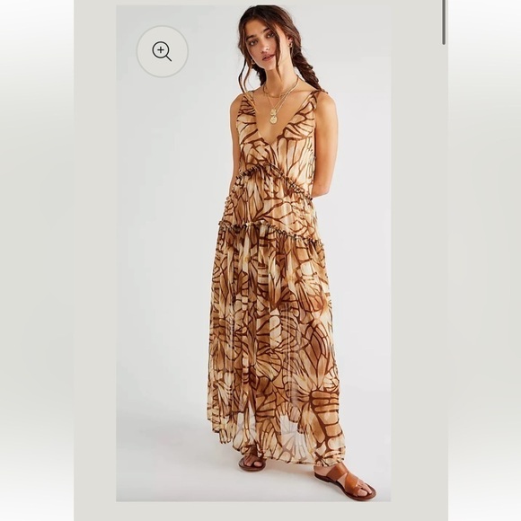 Free People Womens Julianna Maxi Size M ✨ - Picture 4 of 12